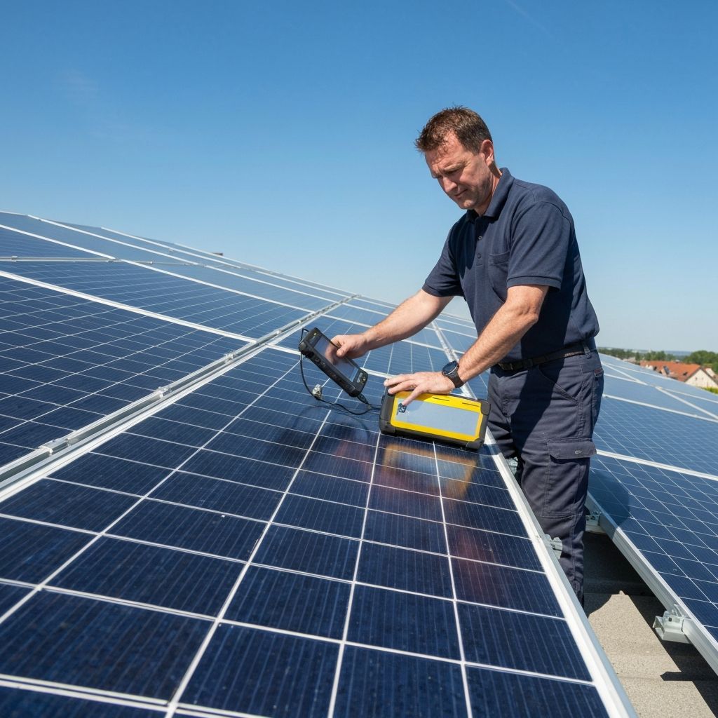 Solar panel inspection